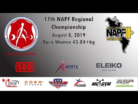 Open Women 43-84+kg - NAPF Regional Championship -2019