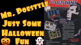 Mr. Poestyle : Some Halloween Fun and VS Castlevania On The iiRcade
