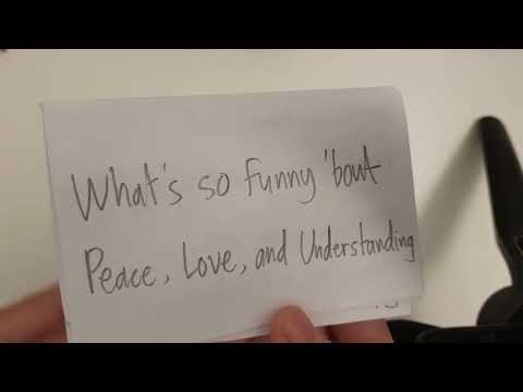 (What's So Funny 'Bout) Peace, Love & Understanding - Elvis Costello | PAPER LYRICS of November 2023