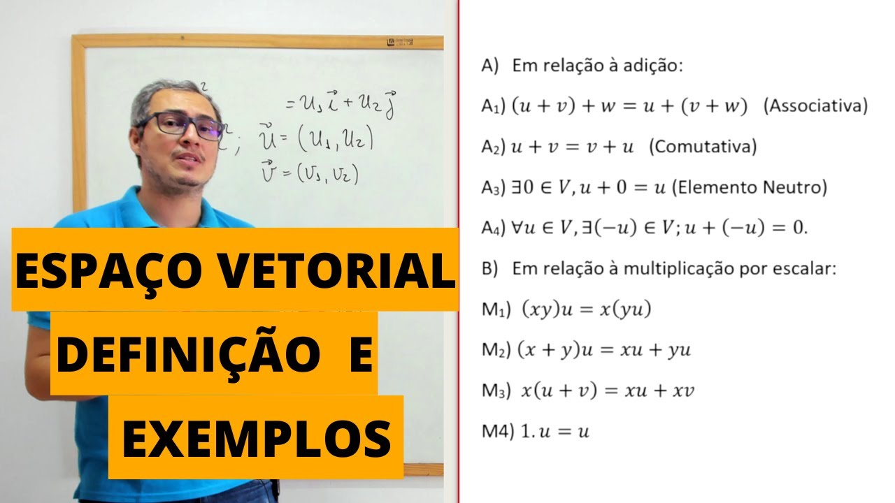 ESPAÇO VETORIAL DEFINIÇÃO E EXEMPLOS