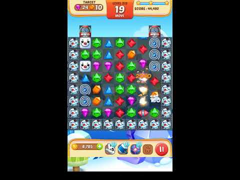 Jewel Match King Level 213 - Walkthrough ( No Booster )