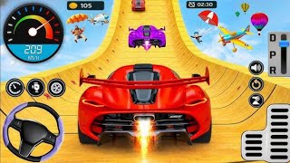 Mega Ramp Car Racing Simulator 3D | Extreme Ramp Car Jumping & GT Racing Gameplay (Android)