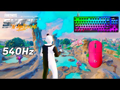 SteelSeries Apex Pro TKL ASMR 😴 Solo Gameplay 🏆 Satisfying Keyboard Fortnite 360 FPS 4K