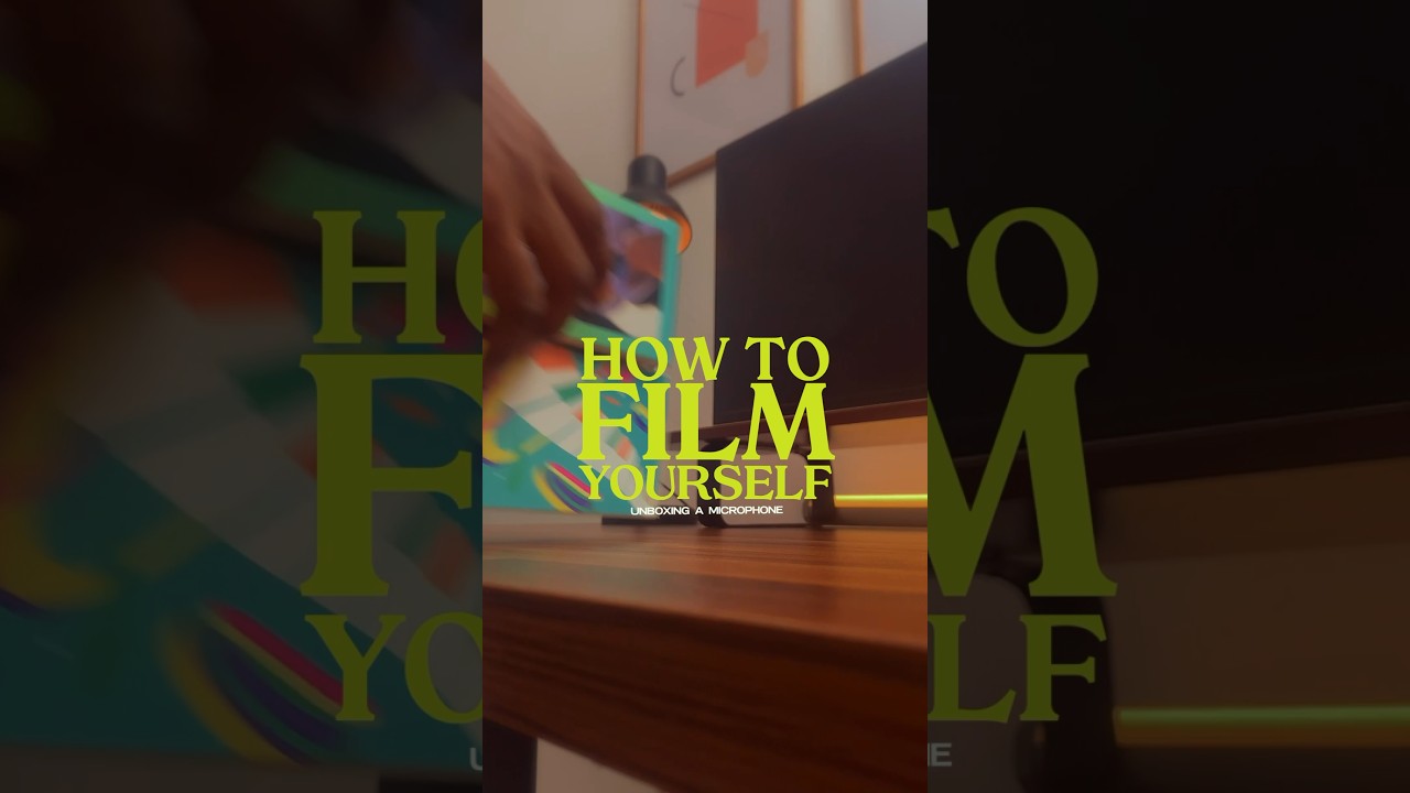 How to film an Unboxing video (unboxing a microphone) #unboxingvideo