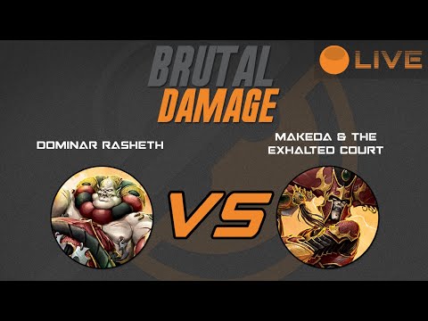 Brutal Damage Weekly Warmahordes - Rasheth vs Makeda3