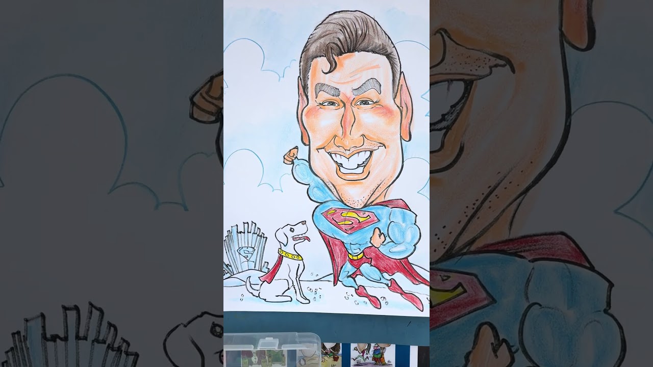 Promotional video thumbnail 1 for Caricatures by Mark