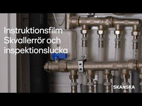 Skvallerrör och inspektionslucka | Skanska bostad