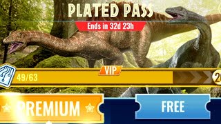 THE NEW PLATED PASS!!! (JURASSIC WORLD ALIVE)