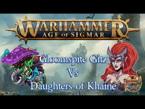 Warhammer Age of Sigmar Battle Report: Gloomspite Gitz vs Daughters of Khaine