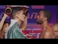 ZURDO RAMIREZ & JESSE HART ALL BUSINESS IN WEIGH IN FOR FINAL FACE TO FACE BEFORE REMATCH