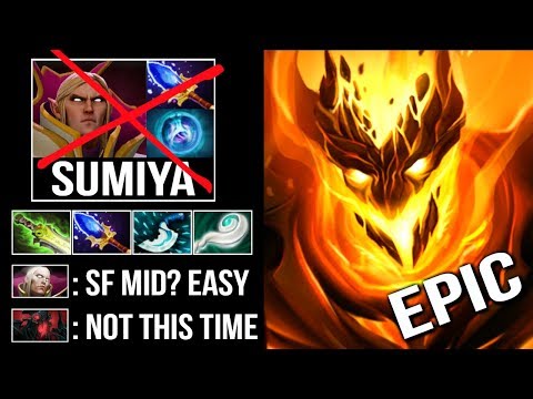 EPIC Pro Shadow Fiend Mid vs SumiYa Invoker God! One of The Best Raze Users Sakata Epic Game Dota 2