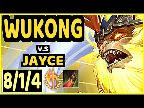 ROACH (WUKONG) vs JAYCE - 8/1/4 KDA TOP GAMEPLAY - KR Ranked GRANDMASTER