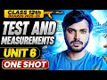 Test Measurement In Sports Unit 6 Oneshot With PYQ S Physical Education Class 12 CBSE 2025 26