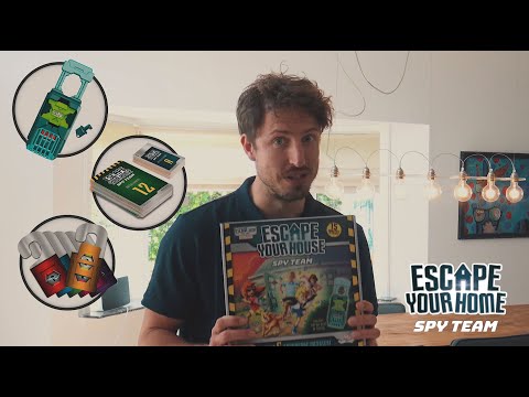 Escape Your Home - Spy Team | Anleitung | Der Familien Escape Room für dein Zuhause!