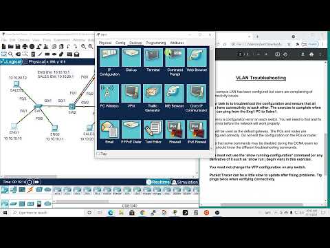 CCNA Lab: VLAN and Inter-VLAN Routing Troubleshooting