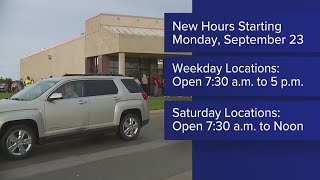 Illinois DMV offices changing their hours