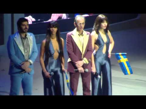 Enfoirés 2016 , sketch eurovision  avec JJ Goldman