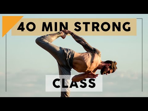 40 Minute Intermediate Mandala Vinyasa Yoga for Strength