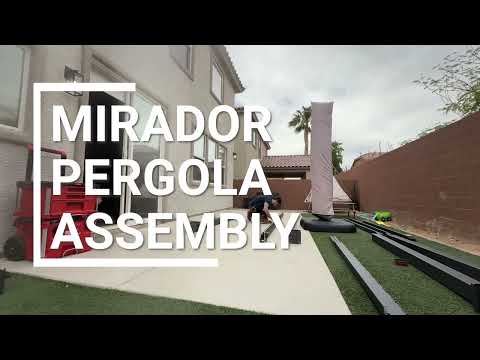 Mirador Pergola Assembly