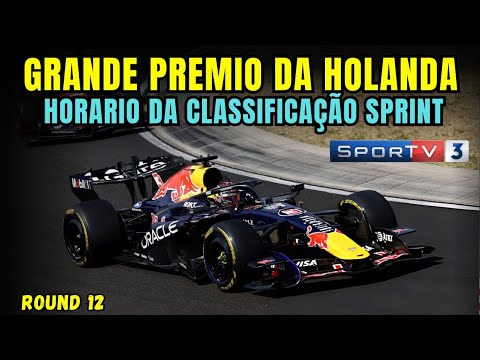 F1 2026 - GP DA HOLANDA - HORARIO DA CLASSIFICAÇÃO SPRINT