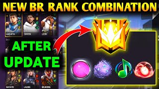 BR RANK BEST CHARACTER COMBINATION AFTER UPDATE | FREE FIRE BR RANK BEST CHARACTER COMBINATION |