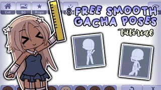8 free SMOOTH gacha poses TUTORIAL 📌 || gl — gacha life || trend // meme || capcut tutorial