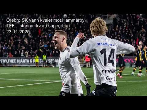 Örebro SK vann kvalet mot Hammarby TFF – stannar kvar i superettan