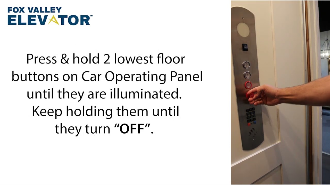 How to Turn ON and OFF Homing on a Fox Valley Elevator