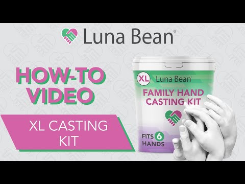 Luna Bean Keepsake Hands - XL - Family or Group Casting How To