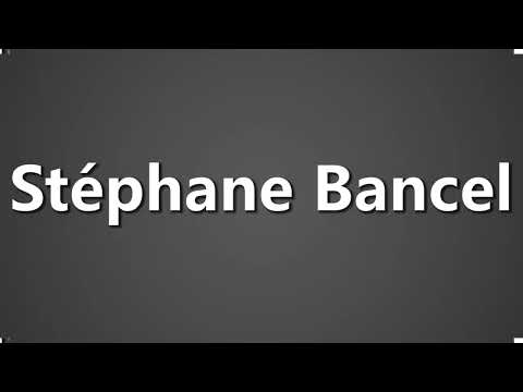 How To Pronounce Stephane Bancel