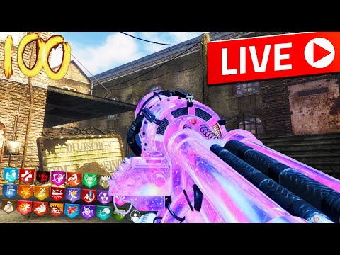 BLACK OPS 3 ZOMBIES! / KINO ROUND 100 ATTEMPT! / COD BO3 / DOUBLE COINS! / 🔴 LIVE 🔴