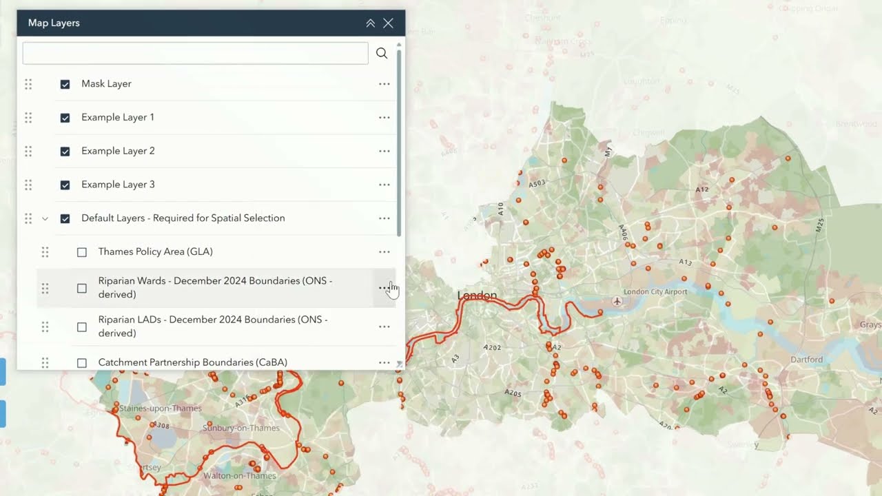 Map Layers Widget Tutorial