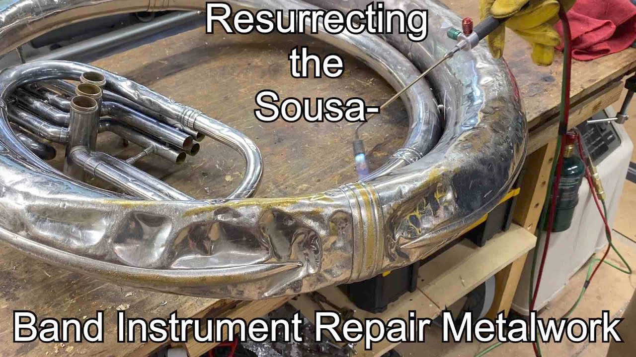 Watch video Resurrecting the Sousa- Band Instrument Repair Metalwork Now Resurrecting the Sousa- Band Instrument Repair Metalwork