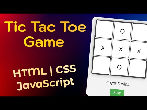 Build a Tic Tac Toe Game from Scratch with HTML, CSS, and JavaScript