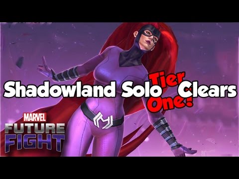 Shadowland Solo T1 Clears (Stages 1-5) - Marvel Future Fight