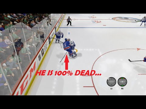 Aaaaaaaaaand he's dead... (NHL 15 WTF Moment!)