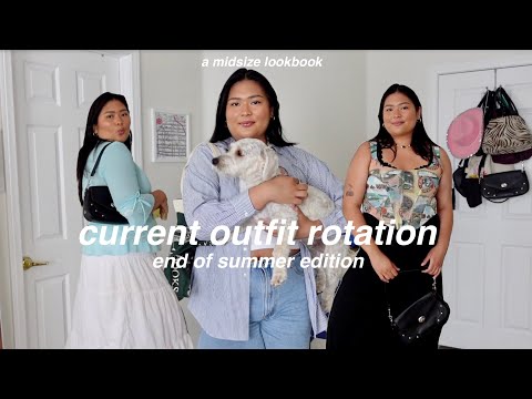 rotação atual de roupas (edição de final de verão) | um lookbook de médio porte