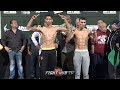 REY VARGAS AND FRANKLIN MANZANILLA - FACE TO FACE - FULL WEIGH IN VIDEO