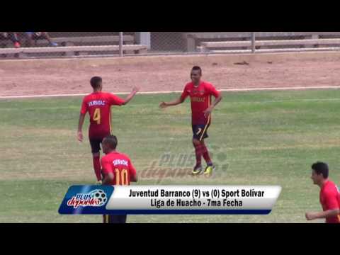 JUVENTUD BARRANCO (9) vs (0) SPORT BOLÍVAR - FÚTBOL HUACHANO - 7MA FECHA/2017.