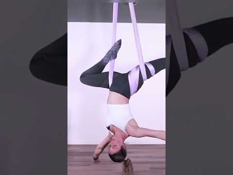 Quick Aerial Hammock Trick for Beginners - Aerial Yoga Trick #shorts