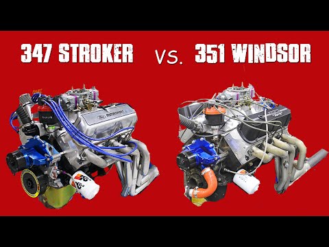 347 STROKER vs JUNKYARD 351W-SBF DYNO DUEL!