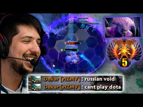 How W33 plays Against TOP 5 Rank Faceless Void - Tusk Offlane Dota 2