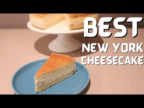 The BEST New York Style Cheesecake