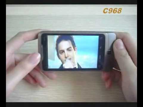 C968 Analog TV Dual Sim Quad Band with Wifi Java Touch Screen Phone