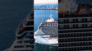 MSC SEAVIEW navio cruzeiro santos  @cruzeiros2025 drone saindo temporada 2024/2025 #google #shorts