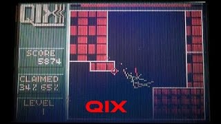 QIX on the Atari Lynx - gameplay & commentary