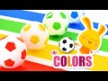 Learn The Colors With Soccer Balls Titounis