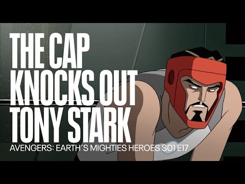 Captain America knocks out Tony Stark | Avengers: Eartth´s Mightiest Heroes