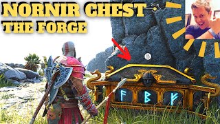 God of War Ragnarok -  Myrkr Tunnels Nornir Chest The Forge (Draupnir Spear, Svartalfheim)