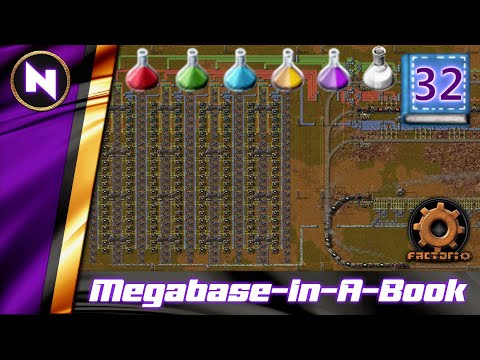 ROCKET CONTROLS For 2700 Science / Min | #32 | Factorio Megabase-In-A-Book Lets Play